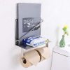 Toilet Paper Holder with Magazine Rack, APL Bathroom Accessories