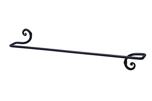 RTZEN Decorative Wrought Iron Towel Holder | Long Towel Bar Rack for Kitchen