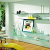 Wallscapes Glacier 8" x 24" 3/8", Clear Glass Shelf Kit