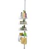 Aleola 4 Tier Basket Holder US Stock Suction Cup Corner Shower