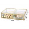 PENGKE X-Large Gold Makeup Organizers,Dust Proof Cosmetic