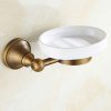 LANA soap dish Holder Wall Mounted Antique Brushed Copper Soap Saver Tray