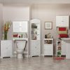 Elegant 3-Shelf Corner Cabinet – Perfect for Stylish & Functional Storage! 🏡