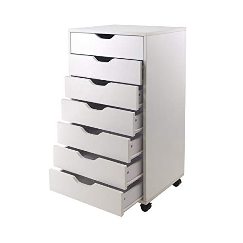 Winsome Halifax Storage/Organization, 7 Drawer, White