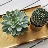Alchemade Antique Brass Tray with Large Hammering