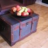 Styled Shopping Saratoga Faux Leather Chest Wooden Steamer Trunk
