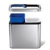 simplehuman 20 Liter / 5.3 Gallon Commercial Stainless Steel