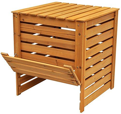 Solid Wood Slatted Compost Bin