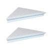 SHELVING SOLUTION Corner Wall Shelf (White)
