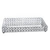 Feyarl Large Crystal Rectangle Mirrored Tray Cosmetic Vanity Tray