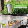 LINKYO Compost Bin - Stainless Steel Kitchen Composter