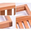Peppermint. Storage Holders & Racks - Bamboo Wooden Bathtub Caddy