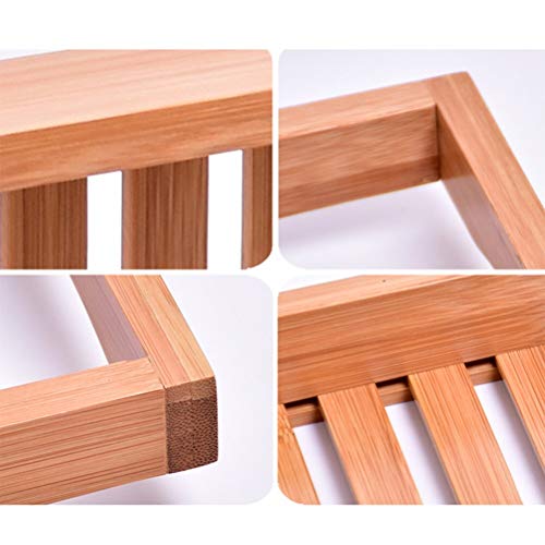 Peppermint. Storage Holders & Racks - Bamboo Wooden Bathtub Caddy