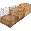 Gardener's Supply Company 3-Bin Wire Composter