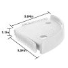New Corner Shelf Triple Cornered Bathroom Wall Corner Mounted Storage