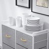 WeHome Dresser Organizer with 5 Drawers, Fabric Dresser Tower for Bedroom
