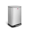 Innovaze Step Trash Can, Rectangular Style Garbage Bin