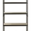 Muscle Rack Silver Vein Steel Storage Rack, 5 Adjustable Shelves