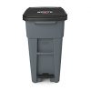 Rubbermaid Commercial Products BRUTE Rollout Step On Trash/Garbage Can