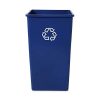 Rubbermaid Commercial Products 50-Gallon Untouchable Square Trash