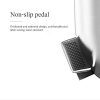 Elegance in Function: DBAL 20-Liter Stainless Steel Round Trash Can with Lid