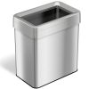 iTouchless 16 Gallon Dual-Deodorizer Open Top Trash Can Rectangular Shape