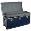 Seward Trunk Base Oversized Footlocker Trunk with Paper Lining
