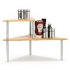 Cook N Home Corner Storage Shelf Organizer, Triangle