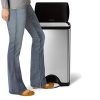 simplehuman 38 Liter / 10 Gallon Stainless Steel Rectangular Kitchen Step Trash Can