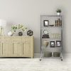 Seville Classics 5-Tier Steel Wire Shelving with Wheels