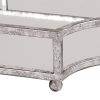 Kate and Laurel Ciel Metal Mirrored Ornate Scalloped Decorative Tray