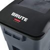 Heavy-Duty 50-Gallon Rubbermaid BRUTE Rollout Trash Can with Durable Wheels for Easy Mobility