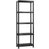 VonHaus 5 Tier Garage Shelving Unit with Wall Brackets