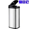 BestOffice Kitchen Trash Can Garbage Stainless Steel for Home Office Bathroom