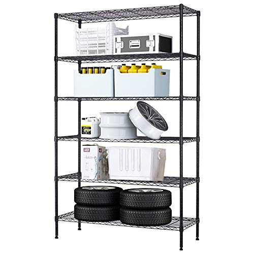 Bigacc 6 Tier Wire Shelving Unit Wire Shelves