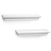 Kloveyleaf Floating Shelves Set of 2 Modern Style Shelves for Bedroom