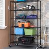 NSF Wire Shelving Unit 6-shelf Large Storage Shelves Heavy Duty Metal
