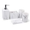Jung Ford 5-Piece Bathroom Counter Top Accessory Set