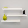 kieragrace Maine Wall Shelf, 24-Inch, Pack of 3
