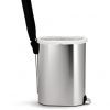 simplehuman 45 Liter / 12 Gallon Slim Step Trash Can, Brushed Stainless Steel