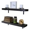 SDI Designs Rustic Farmhouse Floating Shelf Set, the Weathered Collection