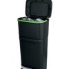 Rubbermaid 2-in-1 Recycler, Black