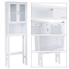 BestComfort Wooden Over The Toilet Cabinet Storage, Bathroom Organizer 