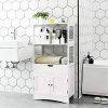 VASAGLE Bathroom Storage Cabinet with Drawer, 2 Open Shelves