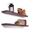 DAKODA LOVE 8" Deep Rugged Distressed Floating Shelves