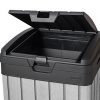 Keter  Rockford Duotech Outdoor Plastic Resin Trash Can