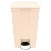 Rubbermaid Commercial HDPE Step-On Mobile Trash Can