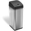 iTouchless 13 Gallon Stainless Steel Automatic Trash Can