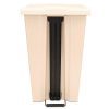 Rubbermaid Commercial HDPE Step-On Mobile Trash Can
