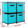 MULSH Storage Shelf Drawer Chest Organizer Units Storage Cabinet